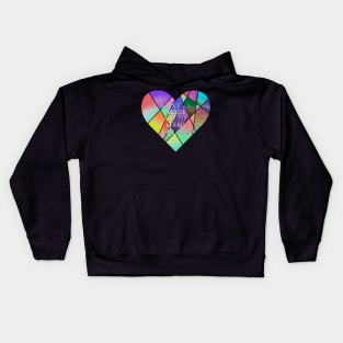 Love is made up of many colors Kids Hoodie